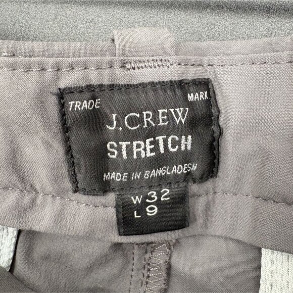 J.Crew Men's 9" Tech Shorts Size 32 Gray Water Resistant Golf Outdoor - Picture 5 of 11